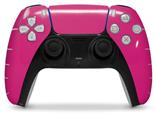 WraptorSkinz Skin Wrap compatible with the Sony PS5 DualSense Controller Solids Collection Fushia (CONTROLLER NOT INCLUDED)