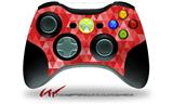 Triangle Mosaic Red - Decal Style Skin fits Microsoft XBOX 360 Wireless Controller (CONTROLLER NOT INCLUDED)