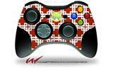 Boxed Red Dark - Decal Style Skin fits Microsoft XBOX 360 Wireless Controller (CONTROLLER NOT INCLUDED)