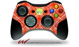 Wavey Red - Decal Style Skin fits Microsoft XBOX 360 Wireless Controller (CONTROLLER NOT INCLUDED)