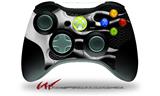 Metal Flames Chrome - Decal Style Skin fits Microsoft XBOX 360 Wireless Controller (CONTROLLER NOT INCLUDED)