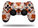 WraptorSkinz Skin compatible with Sony PS4 Dualshock Controller PlayStation 4 Original Slim and Pro Boxed Burnt Orange (CONTROLLER NOT INCLUDED)