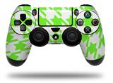 WraptorSkinz Skin compatible with Sony PS4 Dualshock Controller PlayStation 4 Original Slim and Pro Houndstooth Neon Lime Green (CONTROLLER NOT INCLUDED)