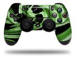 WraptorSkinz Skin compatible with Sony PS4 Dualshock Controller PlayStation 4 Original Slim and Pro Alecias Swirl 02 Green (CONTROLLER NOT INCLUDED)