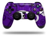 WraptorSkinz Skin compatible with Sony PS4 Dualshock Controller PlayStation 4 Original Slim and Pro Love and Peace Purple (CONTROLLER NOT INCLUDED)