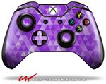 Decal Style Skin for Microsoft XBOX One Wireless Controller Triangle Mosaic Purple - (CONTROLLER NOT INCLUDED)