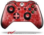 Decal Style Skin for Microsoft XBOX One Wireless Controller Triangle Mosaic Red - (CONTROLLER NOT INCLUDED)