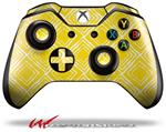 Decal Style Skin for Microsoft XBOX One Wireless Controller Wavey Yellow - (CONTROLLER NOT INCLUDED)