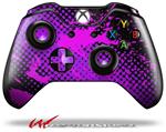 Decal Style Skin for Microsoft XBOX One Wireless Controller Halftone Splatter Hot Pink Purple - (CONTROLLER NOT INCLUDED)