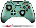 Decal Style Skin for Microsoft XBOX One Wireless Controller Anchors Away Seafoam Green - (CONTROLLER NOT INCLUDED)