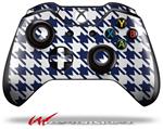 Decal Style Skin for Microsoft XBOX One Wireless Controller Houndstooth Navy Blue - (CONTROLLER NOT INCLUDED)
