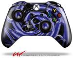 Decal Style Skin for Microsoft XBOX One Wireless Controller Alecias Swirl 02 Blue - (CONTROLLER NOT INCLUDED)