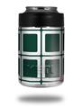 Skin Decal Wrap for Yeti Colster, Ozark Trail and RTIC Can Coolers - Squared Hunter Green (COOLER NOT INCLUDED)