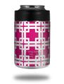 Skin Decal Wrap for Yeti Colster, Ozark Trail and RTIC Can Coolers - Boxed Fushia Hot Pink (COOLER NOT INCLUDED)