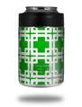 Skin Decal Wrap for Yeti Colster, Ozark Trail and RTIC Can Coolers - Boxed Green (COOLER NOT INCLUDED)