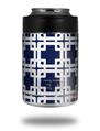 Skin Decal Wrap for Yeti Colster, Ozark Trail and RTIC Can Coolers - Boxed Navy Blue (COOLER NOT INCLUDED)