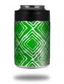 Skin Decal Wrap for Yeti Colster, Ozark Trail and RTIC Can Coolers - Wavey Green (COOLER NOT INCLUDED)