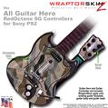 Camouflage Brown WraptorSkinz TM Skin fits All PS2 SG Guitars Controllers (GUITAR NOT INCLUDED)s