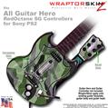 Camouflage Green WraptorSkinz TM Skin fits All PS2 SG Guitars Controllers (GUITAR NOT INCLUDED)s