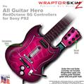 Colorburst Hot Pink WraptorSkinz TM Skin fits All PS2 SG Guitars Controllers (GUITAR NOT INCLUDED)s