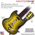 Colorburst Yellow WraptorSkinz TM Skin fits All PS2 SG Guitars Controllers (GUITAR NOT INCLUDED)s