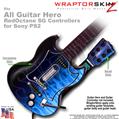 Fire Blue WraptorSkinz TM Skin fits All PS2 SG Guitars Controllers (GUITAR NOT INCLUDED)s