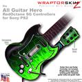 Fire Green WraptorSkinz TM Skin fits All PS2 SG Guitars Controllers (GUITAR NOT INCLUDED)s