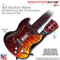 Fire WraptorSkinz TM Skin fits All PS2 SG Guitars Controllers (GUITAR NOT INCLUDED)s