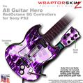 Radioactive Purple WraptorSkinz TM Skin fits All PS2 SG Guitars Controllers (GUITAR NOT INCLUDED)s