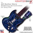 Abstract 01 Blue WraptorSkinz TM Skin fits All PS2 SG Guitars Controllers (GUITAR NOT INCLUDED)s