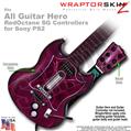 Abstract 01 Pink WraptorSkinz TM Skin fits All PS2 SG Guitars Controllers (GUITAR NOT INCLUDED)s