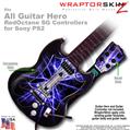 Lightning Blue WraptorSkinz TM Skin fits All PS2 SG Guitars Controllers (GUITAR NOT INCLUDED)s