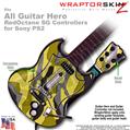 Camouflage Yellow WraptorSkinz TM Skin fits All PS2 SG Guitars Controllers (GUITAR NOT INCLUDED)s