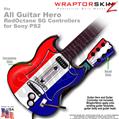 Red, White and Blue WraptorSkinz TM Skin fits All PS2 SG Guitars Controllers (GUITAR NOT INCLUDED)s
