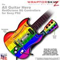 Rainbow Stripes WraptorSkinz TM Skin fits All PS2 SG Guitars Controllers (GUITAR NOT INCLUDED)s