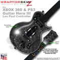Stardust Black WraptorSkinz  Skin fits XBOX 360 & PS3 Guitar Hero III Les Paul Controller (GUITAR NOT INCLUDED)