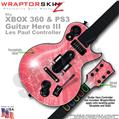 Stardust Pink WraptorSkinz  Skin fits XBOX 360 & PS3 Guitar Hero III Les Paul Controller (GUITAR NOT INCLUDED)