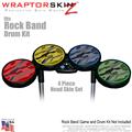 Camouflage Colors Skin by WraptorSkinz fits Rock Band Drum Set for Nintendo Wii, XBOX 360, PS2 & PS3 (DRUMS NOT INCLUDED)