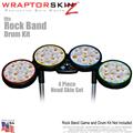 Daisys Skin by WraptorSkinz fits Rock Band Drum Set for Nintendo Wii, XBOX 360, PS2 & PS3 (DRUMS NOT INCLUDED)