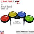Stardust Colors Skin by WraptorSkinz fits Rock Band Drum Set for Nintendo Wii, XBOX 360, PS2 & PS3 (DRUMS NOT INCLUDED)