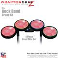Stardust Pink Skin by WraptorSkinz fits Rock Band Drum Set for Nintendo Wii, XBOX 360, PS2 & PS3 (DRUMS NOT INCLUDED)