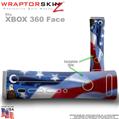Ole Glory Skin by WraptorSkinz TM fits XBOX 360 Factory Faceplates