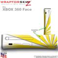 Rising Sun Yellow Skin by WraptorSkinz TM fits XBOX 360 Factory Faceplates