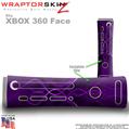 Abstract 01 Purple Skin by WraptorSkinz TM fits XBOX 360 Factory Faceplates