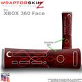 Abstract 01 Red Skin by WraptorSkinz TM fits XBOX 360 Factory Faceplates
