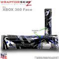 Abstract 02 Blue Skin by WraptorSkinz TM fits XBOX 360 Factory Faceplates