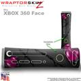 Barbwire Hearts Hot Pink Skin by WraptorSkinz TM fits XBOX 360 Factory Faceplates