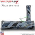 Camouflage Blue Skin by WraptorSkinz TM fits XBOX 360 Factory Faceplates