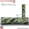 Camouflage Green Skin by WraptorSkinz TM fits XBOX 360 Factory Faceplates
