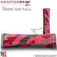 Camouflage Red Skin by WraptorSkinz TM fits XBOX 360 Factory Faceplates